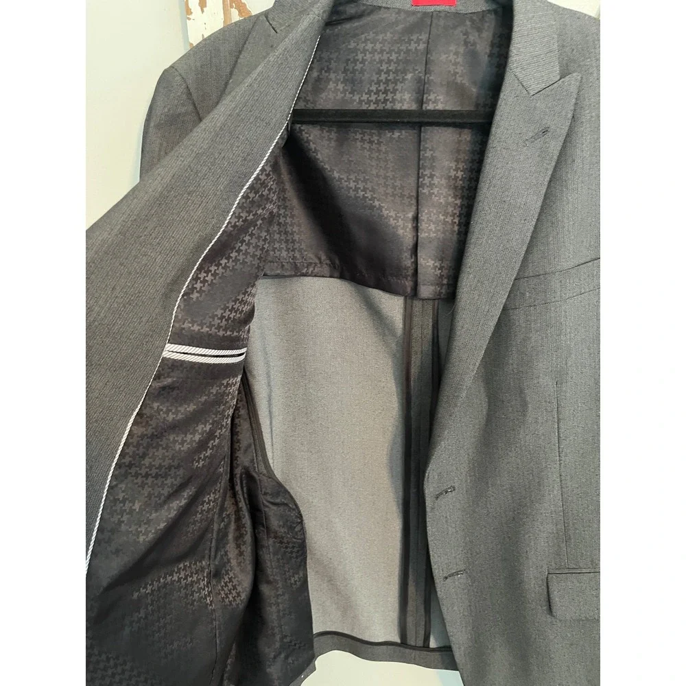 John Varvatos U.S.A. Men's Dark Gray Blazer‎ Jacket Size 42R